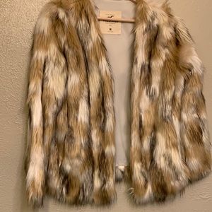 Fur Faux Coat size M